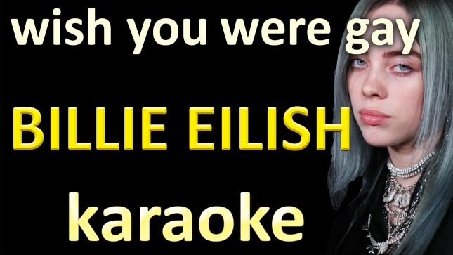 Billie Eilish - wish you were gay - Karaoke SoMusique