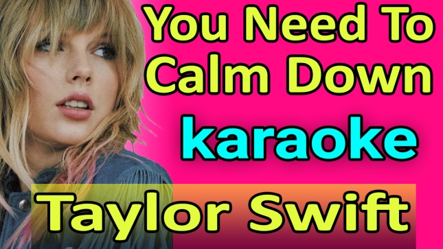 You Need To Calm Down - Taylor Swift - Karaoke SoMusique